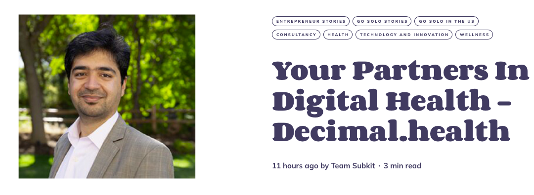 Your Partners In Digital Health – Decimal.health